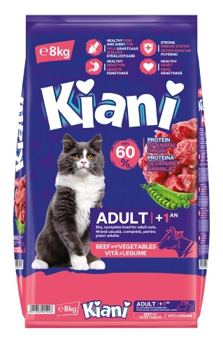 KIANI Adult cu VITĂ și LEGUME (+1an)
